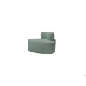 MODULO ROCADA VOLGA-B TRIANGULAR RESPALDO TOTAL TAPIZADO GRIS 115X85X62 CM