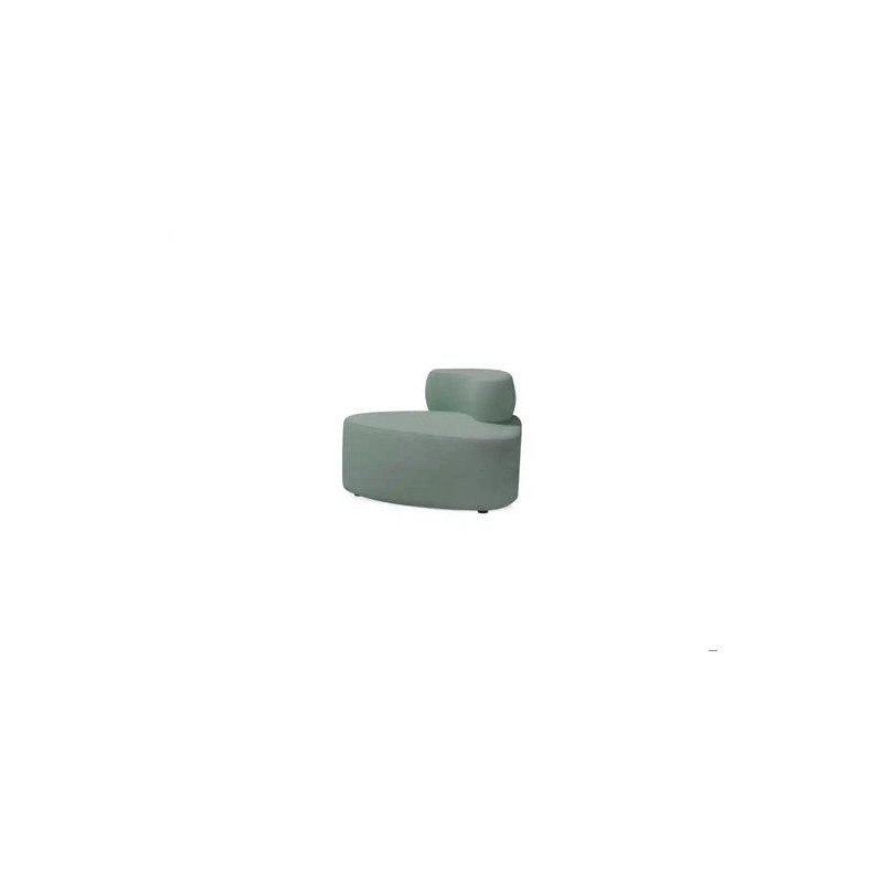 MODULO ROCADA VOLGA-B TRIANGULAR RESPALDO TOTAL TAPIZADO GRIS 115X85X62 CM