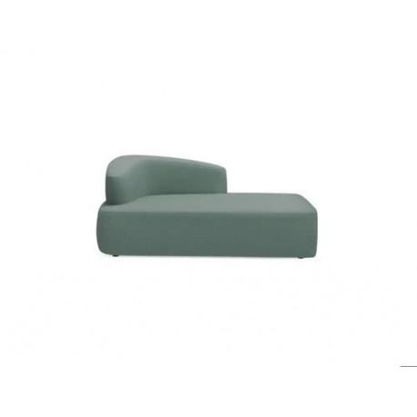MODULO ROCADA VOLGA-HL EVO RECTO RESPALDO IZQUIERDA TAPIZADO GRIS 184X92X68 CM