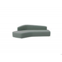 MODULO ROCADA VOLGA-IR EVO ANGULAR RESPALDO TOTAL DERECHA TAPIZADO GRIS 250X120X62 CM