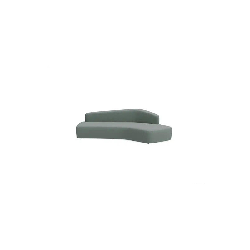 MODULO ROCADA VOLGA-IL EVO ANGULAR RESPALDO TOTAL IZQUIERDA TAPIZADO GRIS 250X120X62 CM