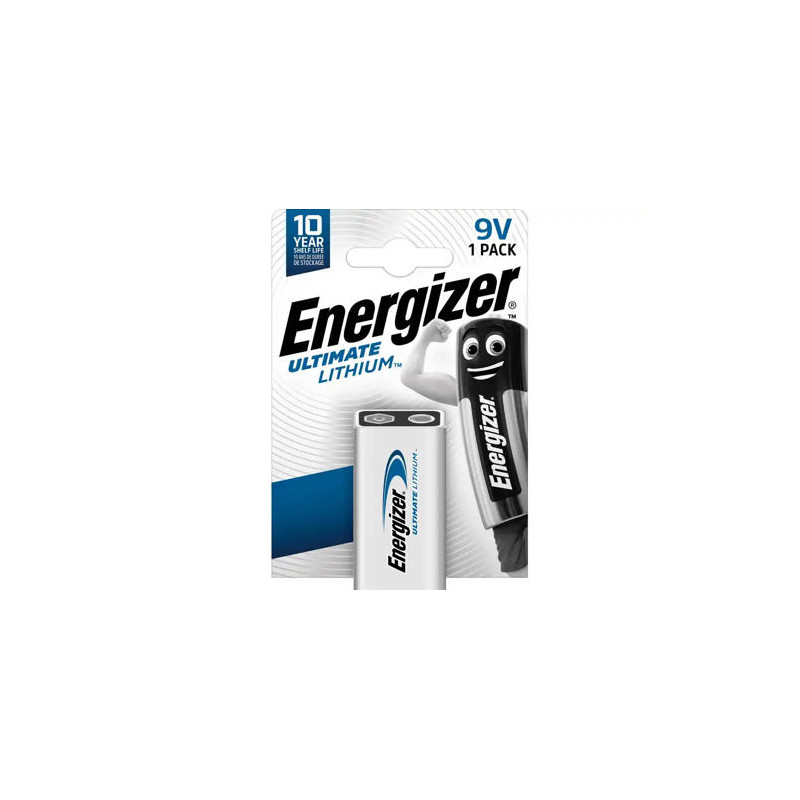 PILA ENERGIZER LITIO ULTIMATE 9V BLISTER DE 1 UNIDAD