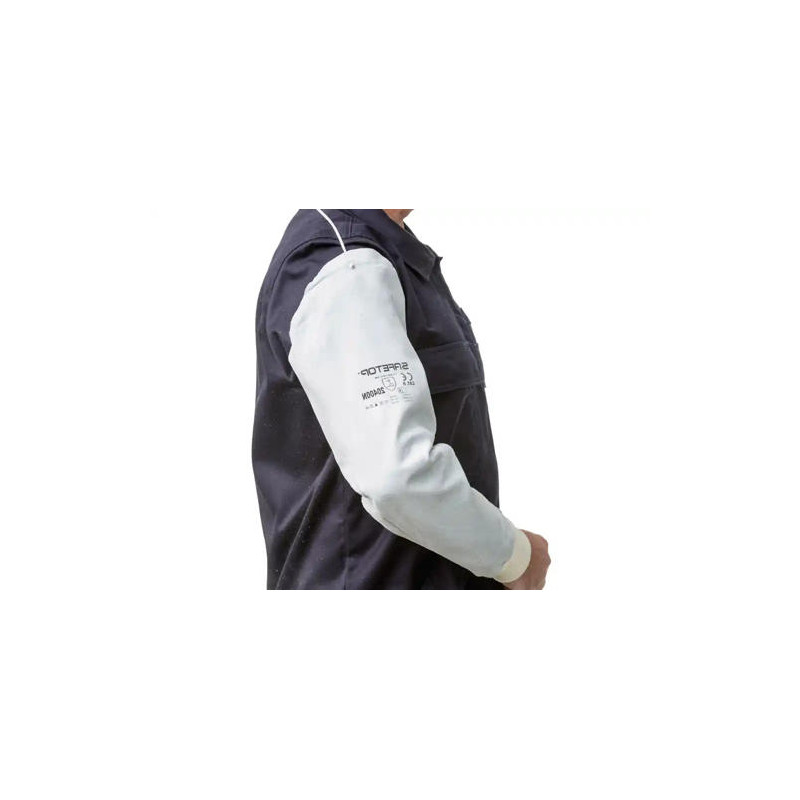 MANGAS AL HOMBRE DE CUERO SAFETOP STANDARD COLOR GRIS