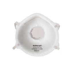 MASCARILLA FACIAL SAFETOP FFP2 NR SERIE EME PREFORMADA CON VALVULA SIN GRAPAS