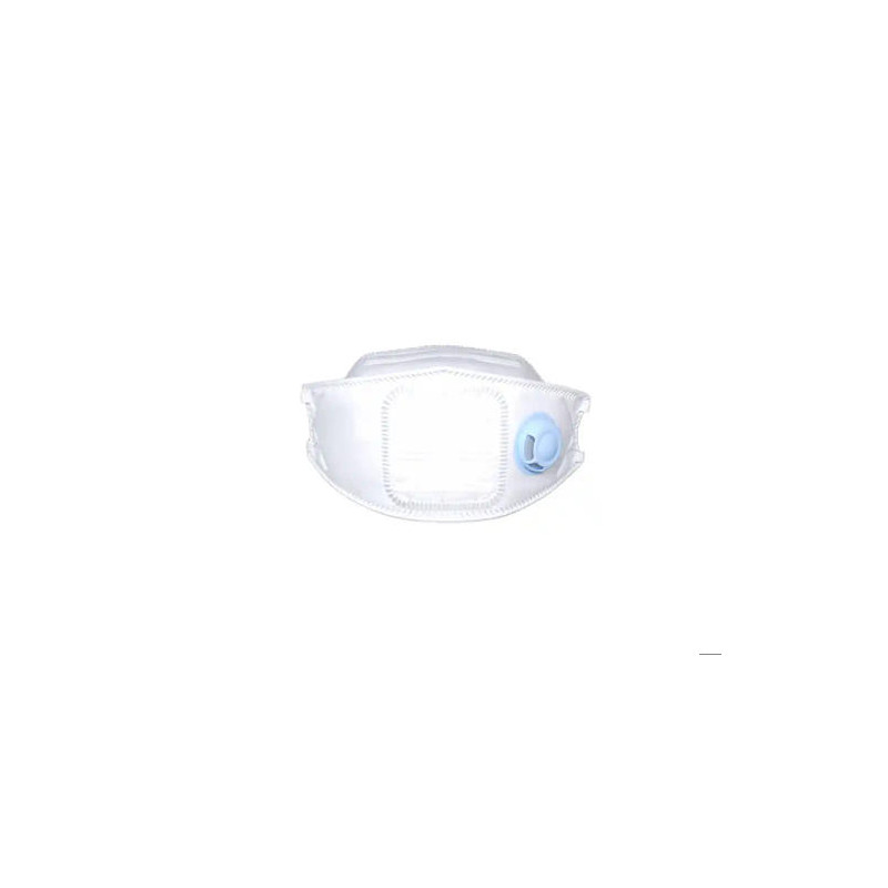 MASCARILLA FACIAL SAFETOP FFP2 NR D 3D CON VALVULA PLEGABLE FILTRO PLISADO