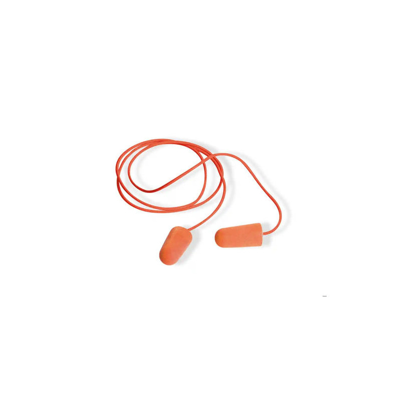 TAPON AUDITIVO SAFETOP PINKIE CORDED PU FOAM CON CORDON SNR 37 DB CAJA DE 200 PARES