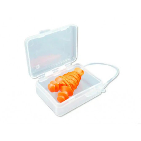 TAPON AUDITIVO SAFETOP TRACK-FIT BOX REUTILIZABLE CON CORDON EN CAJITA IND SNR 24,5 DB