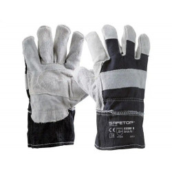 GUANTES DE LONA DE ALGODON Y SERRAJE SAFETOP BRICK FIT TALLA 9