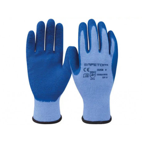 GUANTES DE LATEX SAFETOP TOUGH-WIRE SINTETICO SIN COSTURAS TALLA 9
