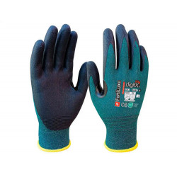 GUANTES DE NITRILO SAFETOP FORTILUX ANTICORTE FOAM 18 G CON REFUERZO OEKO TALLA 10