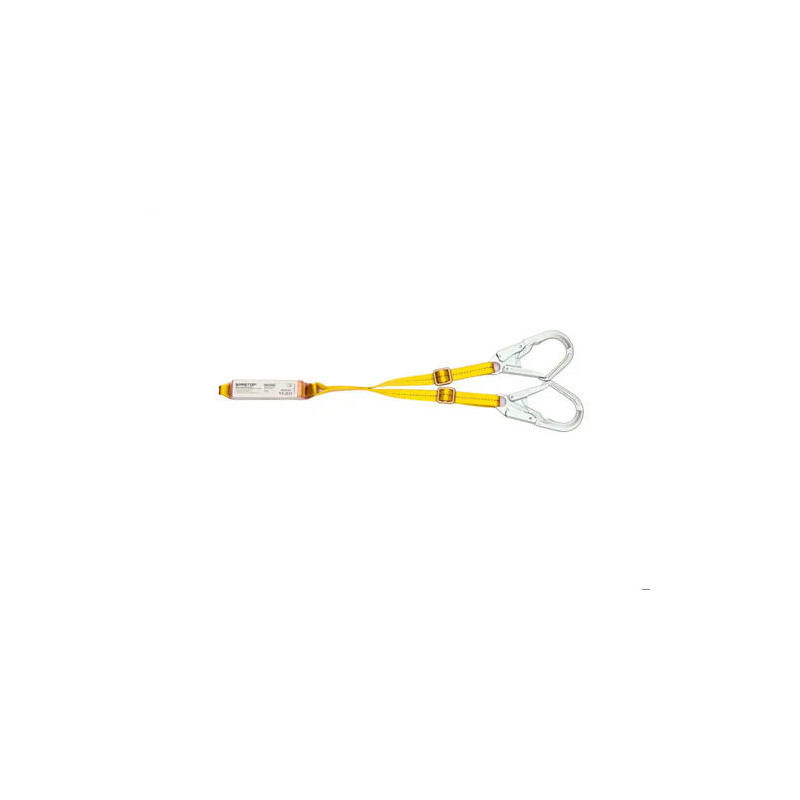 CINTA DOBLE SAFETOP REGULABLE CON ABSORBEDOR Y MOSQUETONES 1,50-2 M