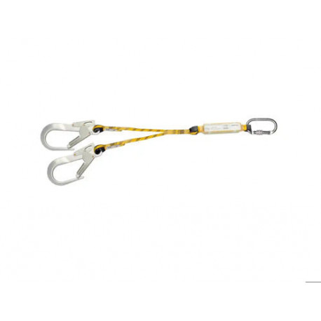 CUERDA DOBLE SAFETOP 1,72 M CON ABSORBEDOR + 80113J (2 UDS.) + 80112 J