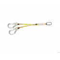 CUERDA DOBLE SAFETOP 1,72 M CON ABSORBEDOR + 80113J (2 UDS.) + 80112 J