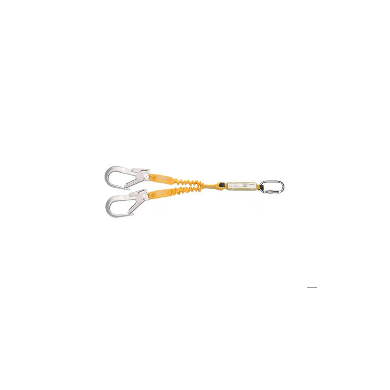 CINTA ELASTICA DOBLE SAFETOP 1,78 M CON ABSORBEDOR Y MOSQUETONES
