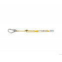 CUERDA SAFETOP REGULABLE CON ABSORBEDOR Y MOSQUETONES 1,98 M