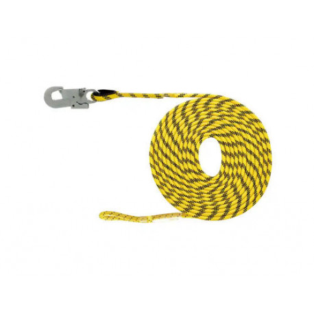 LINEA DE VIDA SAFETOP HORIZONTAL POLIESTER 10,5 MM CON MOSQUETON 5 M
