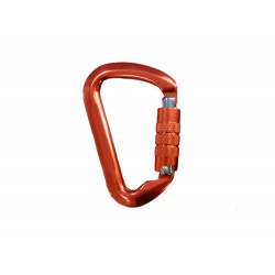 MOSQUETON SAFETOP TRILOCK 22 MM ALUMINIO CON TRIPLE CIERRE 30 KN