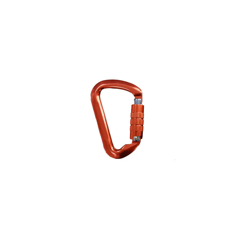 MOSQUETON SAFETOP TRILOCK 22 MM ALUMINIO CON TRIPLE CIERRE 30 KN