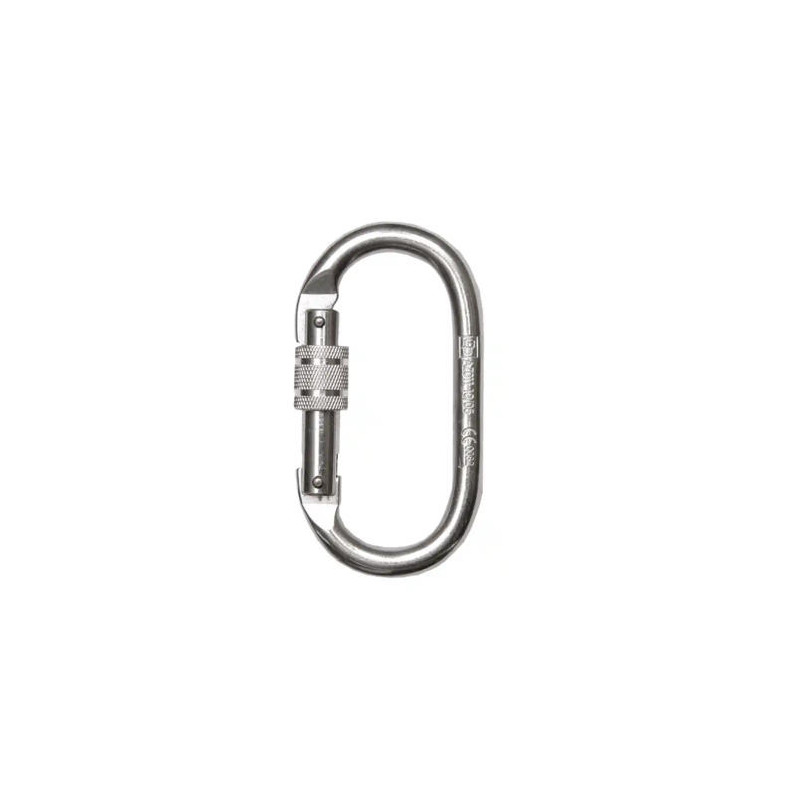 MOSQUETON SAFETOP DE ROSCA ACERO CON APERTURA 19 MM