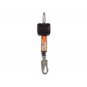 ANTICAIDAS SAFETOP ROLLER RETRACTIL CINTA 2 M 100 KG ABSORBEDOR + MOSQUETONES