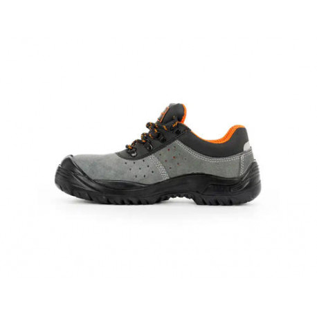 ZAPATOS DE SEGURIDAD SAFETOP TORMIO SERRAJE CUERO TRANSPIRABLE SUELA PU BIDENSIDAD S1 P SR TALLA 43