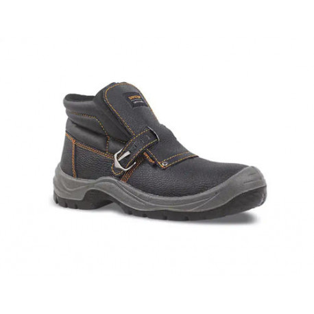 BOTA DE SEGURIDAD SAFETOP NERIO CUERO GRABADO CON HEBILLA ESPECIAL SOLDADURA SUELA PU BIDENSIDAD S3 