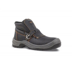 BOTA DE SEGURIDAD SAFETOP NERIO CUERO GRABADO CON HEBILLA ESPECIAL SOLDADURA SUELA PU BIDENSIDAD S3 