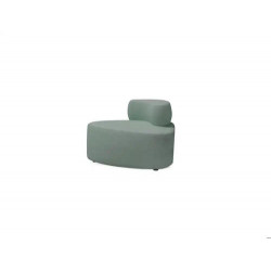 MODULO ROCADA VOLGA-B TRIANGULAR RESPALDO TOTAL TAPIZADO GRIS 115X85X62 CM