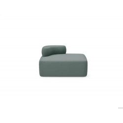 MODULO ROCADA VOLGA-DL RECTANGULAR RESPALDO IZQUIERDA TAPIZADO GRIS 109X92X62 CM