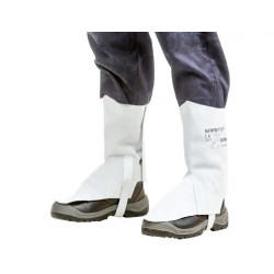 POLAINAS DE CUERO SAFETOP SERIE STANDARD COLOR GRIS JUEGO DE 2 UNIDADES