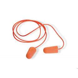 TAPON AUDITIVO SAFETOP PINKIE CORDED PU FOAM CON CORDON SNR 37 DB CAJA DE 200 PARES