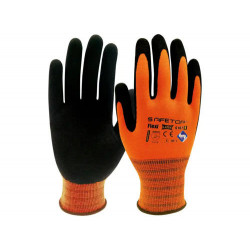 GUANTES DE LATEX SAFETOP FLEXILATEX DORSO AIREADO SANITIZED TALLA 8