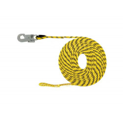 LINEA DE VIDA SAFETOP HORIZONTAL POLIESTER 10,5 MM CON MOSQUETON 5 M