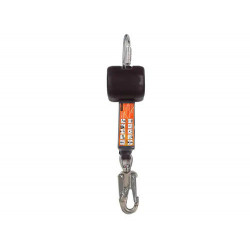 ANTICAIDAS SAFETOP ROLLER RETRACTIL CINTA 2 M 100 KG ABSORBEDOR + MOSQUETONES