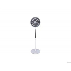 VENTILADOR DE PIE DAEWOO HIGH SPEED 80W 3 VELOCIDADES DIAMETRO 25 CM BASE REDONDA COLOR BLANCO