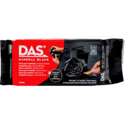 PASTA DE MODELAR DAS MINERAL 400 GR COLOR NEGRO