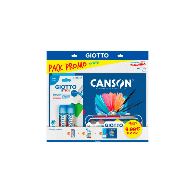 PACK DE PINTURA GIOTTO PROMO