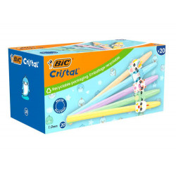 BOLIGRAFO BIC CRISTAL FIGURINE PUNTA 1 MM