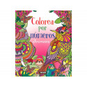 CUADERNO DE COLOREAR SUSAETA ANIMALES COLOREAR POR NUMEROS 64 PAGINAS 21,5X25 CM