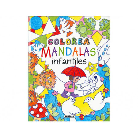 CUADERNO DE COLOREAR SUSAETA MANDALAS INFANTILES 96 PAGINAS 21,4X27,8 CM