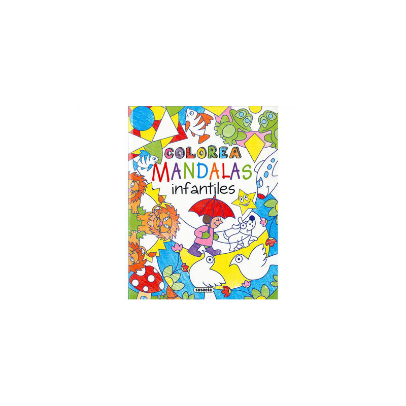 CUADERNO DE COLOREAR SUSAETA MANDALAS INFANTILES 96 PAGINAS 21,4X27,8 CM