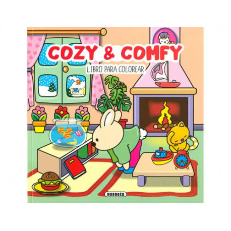 CUADERNO DE COLOREAR SUSAETA 1 COZY&COMFY 48 PAGINAS 24,2X24,2 CM