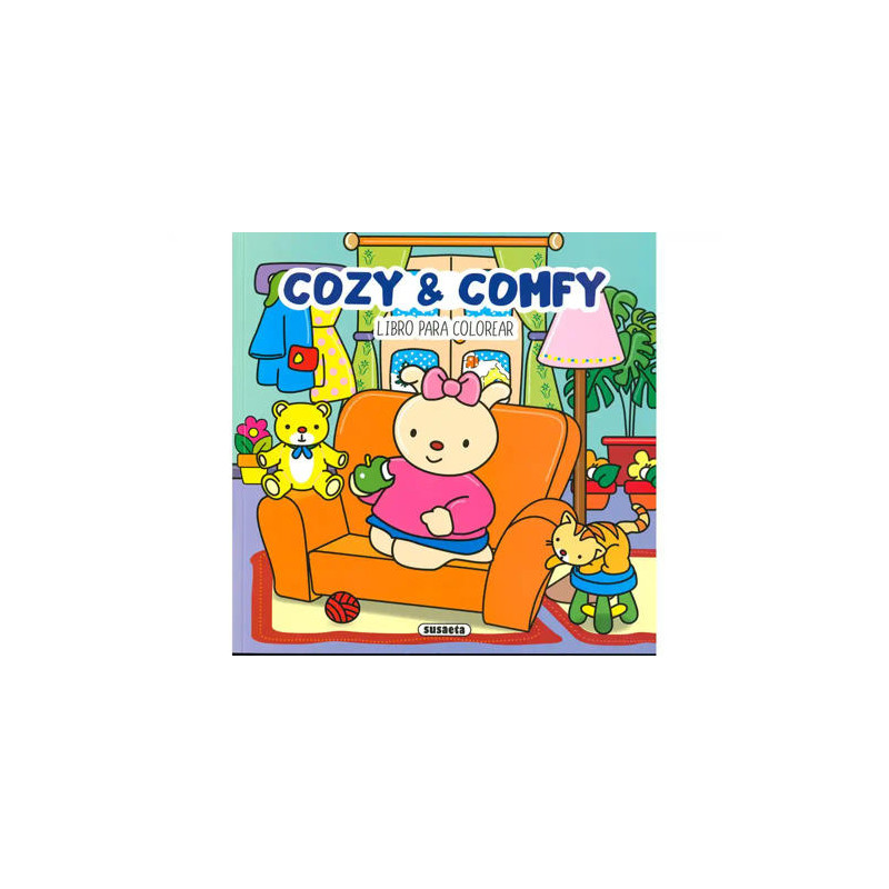CUADERNO DE COLOREAR SUSAETA 2 COZY&COMFY 48 PAGINAS 24,2X24,2 CM