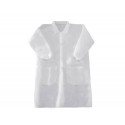 BATA DE LABORATORIO SAFETOP LAB-COAT POLIPROPILENO BLANCO 67X104 CM TALLA L