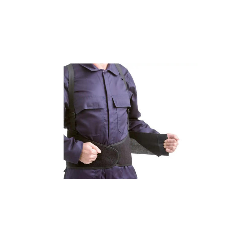 FAJA LUMBAR SAFETOP ELASTICA CON VELCRO Y TIRANTES XL