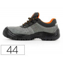 ZAPATOS DE SEGURIDAD SAFETOP TORMIO SERRAJE CUERO TRANSPIRABLE SUELA PU BIDENSIDAD S1 P SR TALLA 44