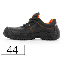 ZAPATOS DE SEGURIDAD SAFETOP ORATIO CUERO GRABADO SUELA DE ACERO ANTIPERFORACION S3 SR TALLA 44 COLO