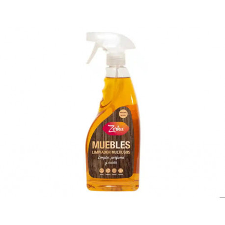 LIMPIADOR MULTIUSOS MUEBLES ZORKA CON PISTOLA PULVERIZADORA 750 ML
