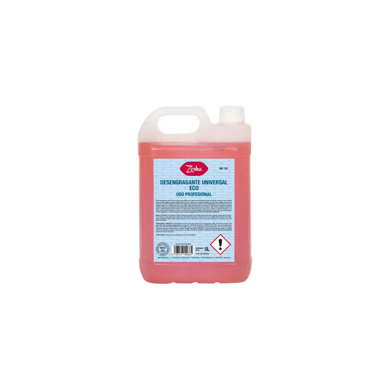 LIMPIADOR DESENGRASANTE UNIVERSAL ZORKA ECO GARRAFA 5 LITROS