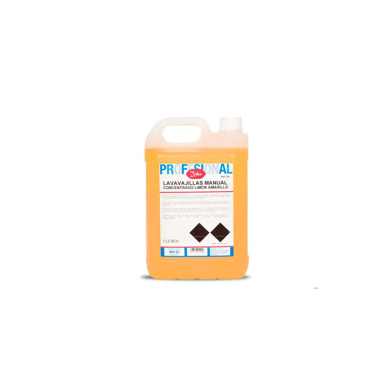 LAVAVAJILLAS MANUAL ZORKA CONCENTRADO LIMON AMARILLO GARRAFA 5 LITROS